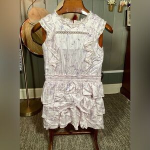 LoveShackFancy Lavender Ruffle Dress